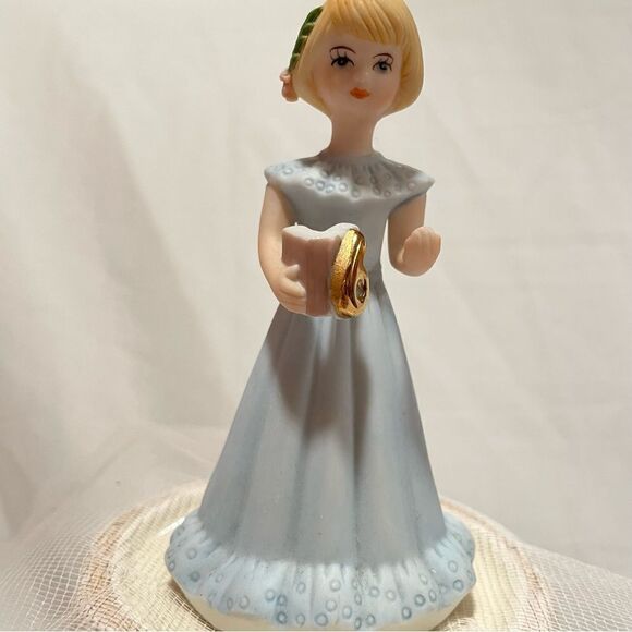 6th birthday cake topper Growing up birthday girls vintage Enesco - Picture 13 of 13